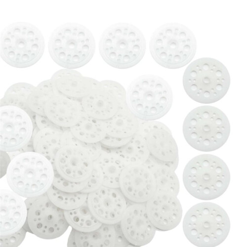 Arruelas de Plástico de 45 mm (1,77 Polegadas) para Fixação e Amarração de Painéis de Isolamento de Espuma Rígida - 500 Unidades 1