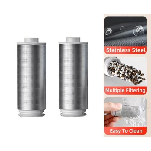 2pcs Filter Elements Bathroom Water Heater Filter for Water Heater Front Prefilter Detachable Filter Cartridge 2