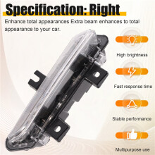 New Right Front Bumper LED Daytime Running Light Signal Lamp Day Light 266003864R for Captur Clio 4 2012-2015