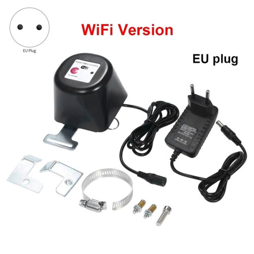 Tuya WiFi Valve Automatic Electric Safety Shut Off Control Valve Timer Garden Faucet Controller EU Plug 1