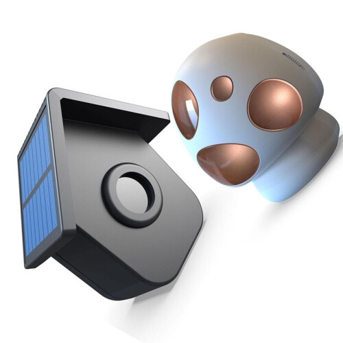 800M Long Range Solar Wireless Motion Sensor & Detector with Portable Receiver Alarm Detector and  Design 2