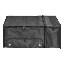 Organisateur de pour Coffre de Voiture avec Glacière, Compartiment à Chaussures Ventilé, Sac de Rangement à 2 Couches pour Accessoires de