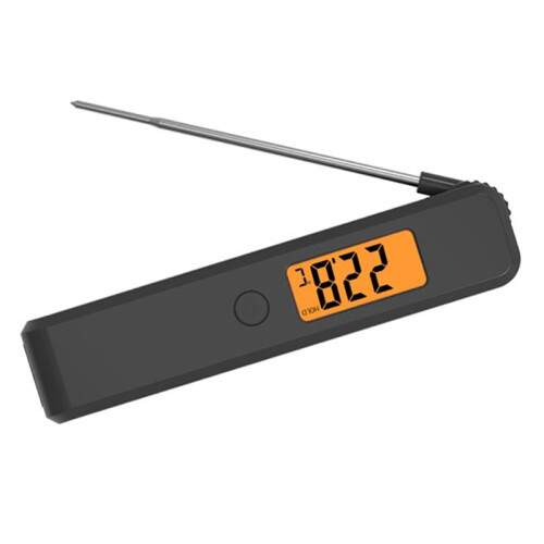 Digital Mattermometer för Matlagning, BBQ och Bakning med Vikbar Rostfri Stålsensor 1