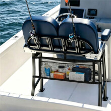 Boat Storage Bag Mesh Suspended Organizer Adjustable Boat Tackle Holder Travel Accessories