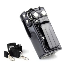 Leather Case Holster Two-Way Radio Carry Case for Walkie Talkie GP328 GP338 GP340 GP380 PTX760
