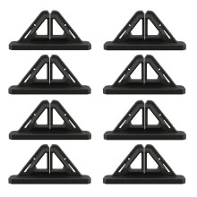 8pcs Silicone Fishing Rod Holder, No Drill Vertical Mounting Fishing Rod Holders for Garages, RVs, Trucks & Boats