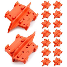 16Pcs Deck Spacers 1/8 and 3/16 Inch Board Spacing Edges Tool, Fastener Alignment Guide Tools for Pressure Treated