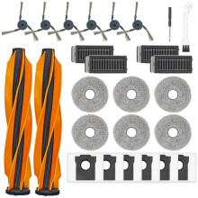 26-Piece Accessories for Mova Mobius 60 Robot Vacuum Cleaner, Replacement Parts Set