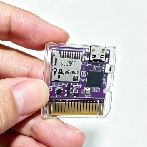 Open-Source Game Reader Cart with Clear White Molded Shell RP2040 MCU  Mode for  Launcher for NDS for NDSL for 1