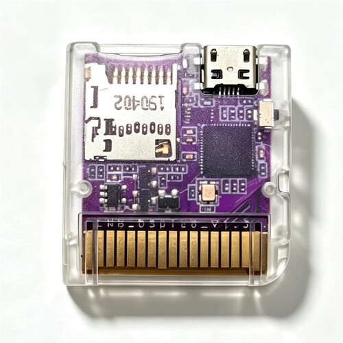 Open-Source Game Reader Cart with Clear White Molded Shell RP2040 MCU  Mode for  Launcher for NDS for NDSL for 2