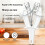 Knife Sharpener Rod, Sharpening Steel, Kitchen Knife Honing Tool, Handheld Sharpener for Home Restaurant Use White 6