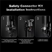 PH50 for Gimbal Reinforcement Stabilizer Safety Connection Kit for RS3 Pro RS4 Pro RS5 Tripod Monopod Accessories