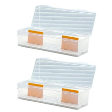 550+ Card Storage Box - Adjustable Dividers for TCG/ Gaming Cards, Trading Card Organizer Holder