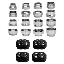 16 PCS Faucet Adapter, Sink Adapter for Faucet, Kitchen Sink Aerator Male to Female Water Hose, Attachment for Aerator