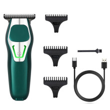 Professionele Tondeuse voor Mannen, Geschikt voor Het Scheren van Het Hoofd, Haartrimmer, USB Draadloze Haarknipmachine, Groen