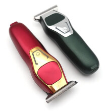 Professioneller Haarschneider für Herren, -Haartrimmer mit USB-Anschluss, Kabellos, Rot