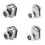 4 Single Top Bottom Shower Door Rollers 23mm 1