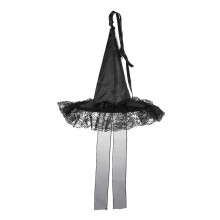 Halloween Kvinna Häxhatt Häxhattar för Kvinna Vuxen Kostym Cosplay Fest Flicka Hatt Svart