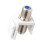 10PCS Coax  Jack Insert,F-Type RG6 Cable Extender Female to Female for Wall Plate and Patch Panel 6