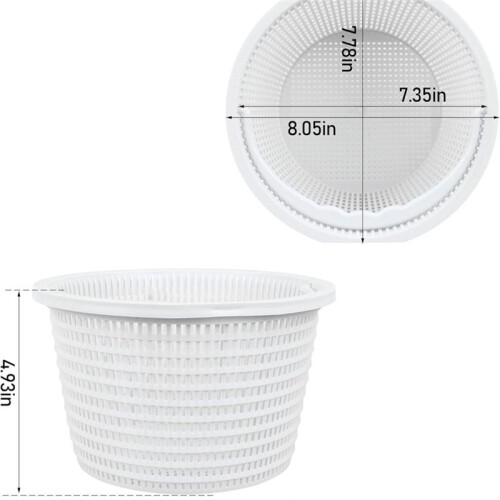 Cesta de Filtro de Piscina de 2 Polegadas Substituição da Cesta Do Skimmer de Piscina com Cabo 05280R0200 para Piscina 2