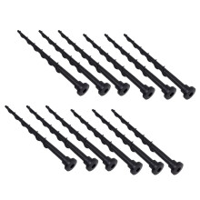 12 Pcs Ground Screws for Robotic Lawn Mower Charging Station Garage Plastic Anchors Garden Outdoor Installatio A