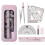 8 PCS Protractor and Compass Set,  Geometry Set for School Exam Stationery, Learning Activities 1