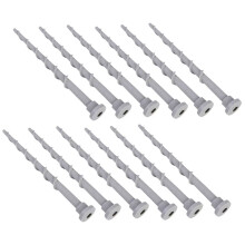 12 Pcs Ground Screws for Robotic Lawn Mower Charging Station Garage Plastic Anchors Garden Outdoor Installatio B