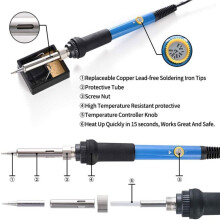 120pcs Woods Burning Tool with Soldering, DIY Tools Wood Burner Soldering Pen for Carving,Pyrography, Handmade Gifts EU
