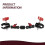 Camera Double Clip Crab Clamp for Motorcycle Bicycle Handlebar Clip Bracket Universal Adjustable Extension Arm 7