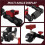 Camera Double Clip Crab Clamp for Motorcycle Bicycle Handlebar Clip Bracket Universal Adjustable Extension Arm 2