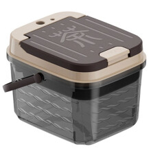 Seau à Eau Usée pour Ensemble à Thé avec Séparation des Résidus de Thé pour Usage Domestique, Noir