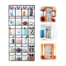 Over the Door Organizer for Cruise Ship 24 Pocket Magnetic Door Organizers with 4 Metal Hooks and 4 Strong Magnets Door