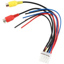 10 Pin Plug Car Stereo Amplifier Power Harness Sub-Woofer RCA Adapter for Dual TBX10A Amplifier