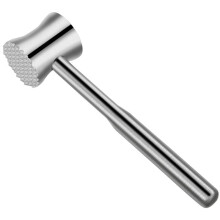 Meat Tenderizer Tool, 304 Stainless Steel Meat Mallet, 2 in 1 Meat Pounder for Beef,Chicken,Dishwasher Safe