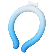 Anneau de Cou PCM Cooling en TPU Doux, Enveloppe de Cou Réutilisable en Glace pour les Activités de Plein Air D'Été et les Sports