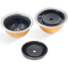Lot de 2 Capsules de Café Double Expresso Réutilisables, Compatibles avec les Machines pour Vertuo Next, avec Filtre Réutilisable (80 + 150