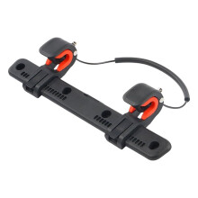 Bike Bag Buckle Clip, Adjustable Side Bag Buckle Bicycle Pannier Clip Strap Mount Luggage Saddle Rack with Pannier Clip