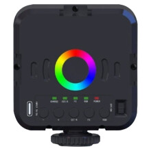 RGB Aufhelllicht Live-Fotografie LED Tragbare Lampe Mobile Kamera Verstellbare Taschengröße für Video Live-Streaming
