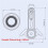 Car Phone Holder with Magnetic Suction Cup, for  Mount for  and Android Cases (Black) 7