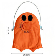 Sac Ă Bonbons FantĂ´me D'Halloween, Pochette de Rangement pour Enfants Lors de la Collecte de Bonbons, Sac-Cadeau de FĂŞte Blanc