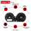 Motorcycle Speed Dial Instrument Panel Speedometer /H Gauge Face Sticker for  Glide  Glide 14-18 Black 5