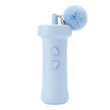 Electric Retractable Cat Fishing Teaser Wand with Interchangeable Plush Lures for Cats