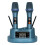 Microfono Wireless Portatile Ricaricabile con Batteria al Litio Integrata e  per Karaoke e Palcoscenici. 1