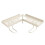 Adjustable over-Faucet Shelf Organizer, No Drill Foldable Sink Shelf with Drain Rack White 1