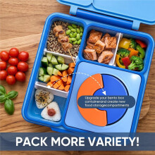 3 Pack Bento Box Dividers for Omie Lunch Box, Reusable Divider Insert to Organize Food and Snacks