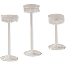 Glass Candle Holders Set Tealight Candle Holder Home Decor Wedding Table Centerpieces Crystal Holder Dinner Table