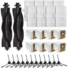 Kit de Accesorios para Aspiradora Robot para Vonko S6 Pro, Filtro HEPA, Bolsa para Polvo, Cepillos Laterales, Juego de Repuesto de Cepillo Principal