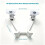 For Starlink  Mount Bracket for Car Antenna Panel Receiver Dashboard Mount Suction Cup Mount 8