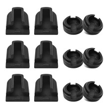 6 Sets 7437 Replace Clamp Pads for  Jorgensen Bar Clamp Heavy Duty Woodworking Clamp Spare Parts, for F Clamps
