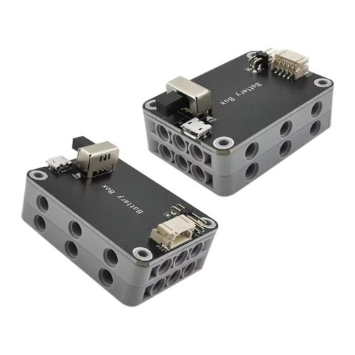MOC Rechargeable 9V Battery Box Power Output Support M/L/XL Motor Forward/Reverse Control for Building Block 1